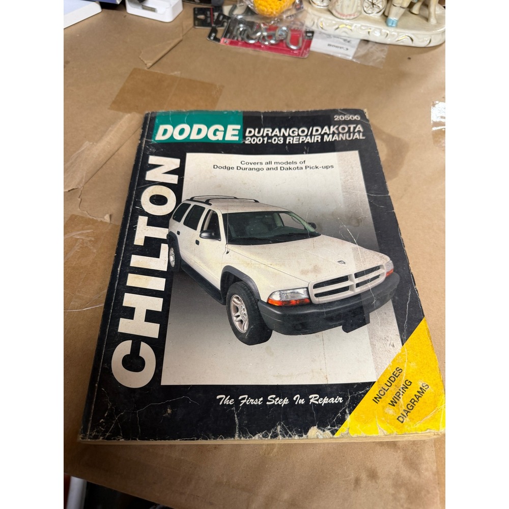 Chilton Dodge Durango Dakota 2001-2003 Repair Manual 20500 Wiring Diagrams DIY